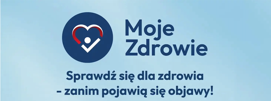 Plakat programu Moje Zdrowie